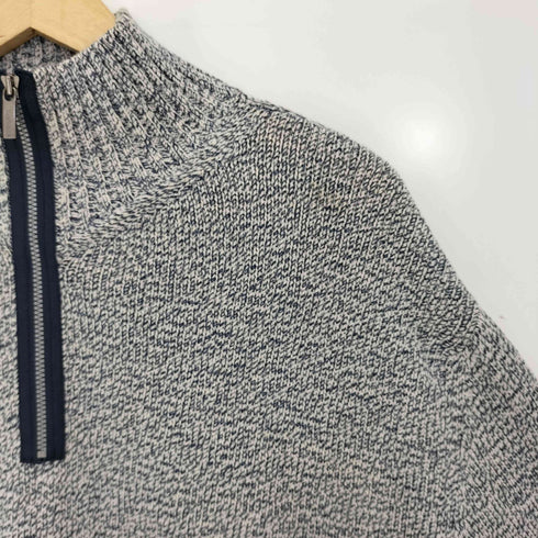 エルメネジルドゼニア Ermenegildo Zegna ハーフジップ コットンニット メンズ import:L