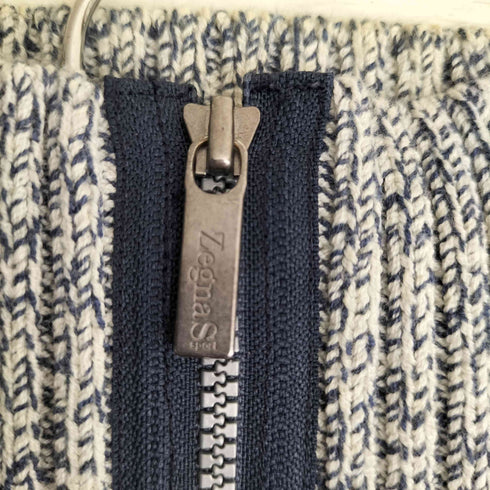 エルメネジルドゼニア Ermenegildo Zegna ハーフジップ コットンニット メンズ import:L
