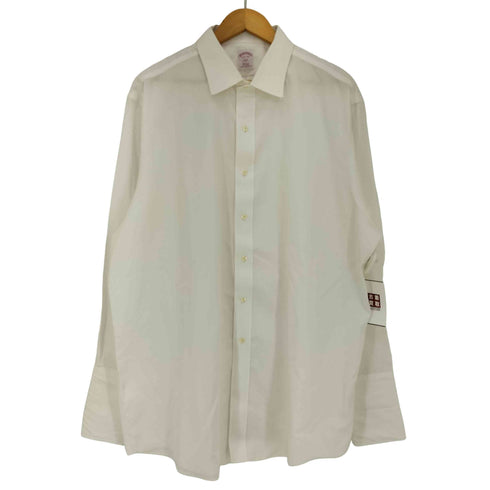 ブルックスブラザーズ BROOKS BROTHERS REGULAR FIt NON IRON ドレスシャツ ダブルカフス メンズ 17 1/2 - 34