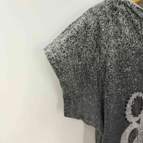 ディーゼル DIESEL 総柄 クルーネックTシャツ Y2K レディース JPN:XS