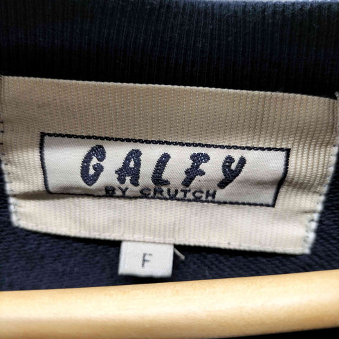 ガルフィー GALFY ラインストーン ロゴ刺繍クルーネックスウェット メンズ FREE