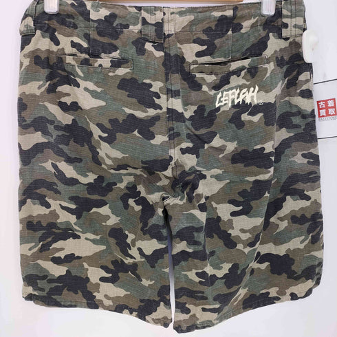 レフラー Leflah 迷彩 カモ ハーフパンツ メンズ JPN:M