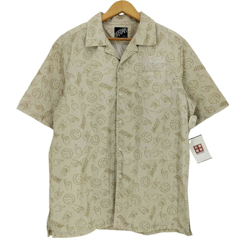 レフラー Leflah 総柄 半袖シャツ メンズ JPN:XL