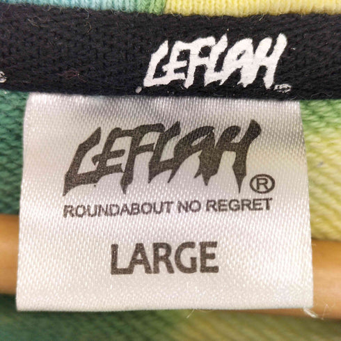 レフラー Leflah タイダイ パーカー メンズ JPN:L
