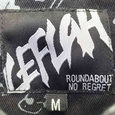 レフラー Leflah ボーン柄 シャツ メンズ JPN:M