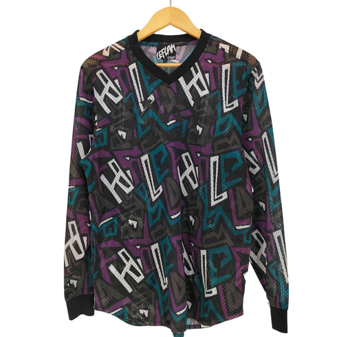レフラー Leflah Vネック メッシュ Tシャツ メンズ JPN:L