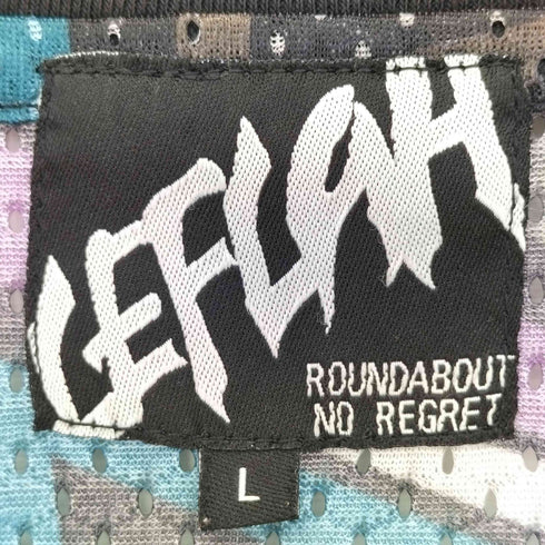 レフラー Leflah Vネック メッシュ Tシャツ メンズ JPN:L