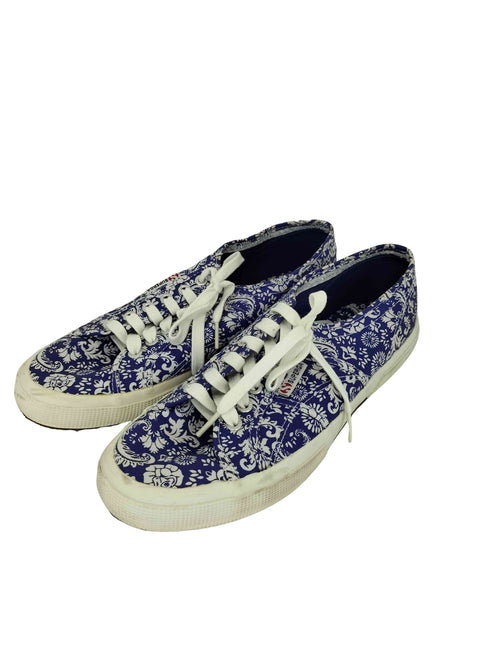 スペルガ SUPERGA 花柄キャンバススニーカー メンズ US:10