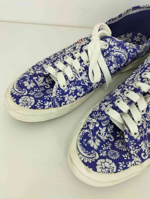 スペルガ SUPERGA 花柄キャンバススニーカー メンズ US:10