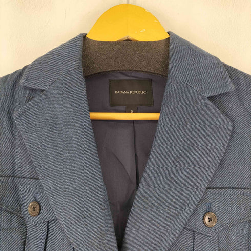 バナナリパブリック BANANA REPUBLIC リネンテーラードジャケット レディース 0