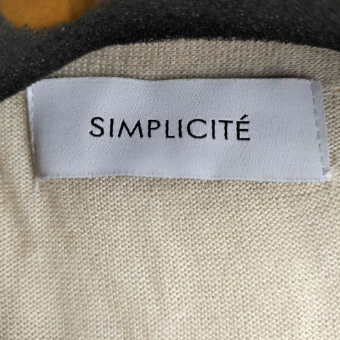 シンプリシテェ SIMPLICITE レーヨン混 ロングカーディガン レディース 36