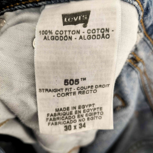 リーバイス Levis 505 5ポケット ジップフライ デニム パンツ メンズ W30 L:34