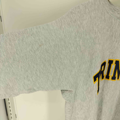 チャンピオン Champion 80-90S USA製 レーヨン混紡 刺繍タグ REVERSE WEAVE リバースウィーブ TRINITY アーチ カレッジロゴ プリント スウェット メンズ import:XL