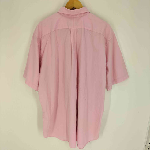 ラルフローレン RALPH LAUREN FEATHER WEIGHT TWILL ポニー刺繍 S/S B.D シャツ メンズ import:XL