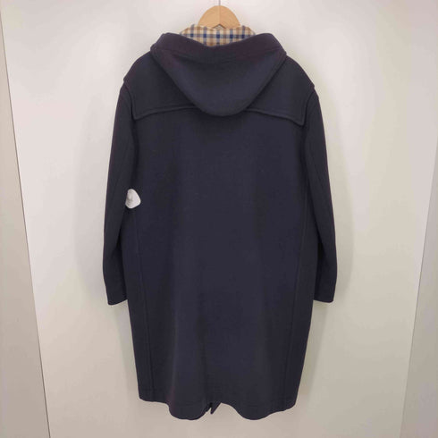 アクアスキュータム AQUASCUTUM 90-00S 裏地 クラブチェック ウール フーデッド ダッフルコート メンズ import:L