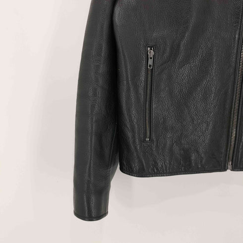 コーチ COACH カウレザー シングル ライダース ジャケット メンズ import:M