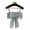 キャンディストリッパー Candy Stripper BIG RIBBON KNIT BUSTIER レディース FREE