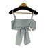 キャンディストリッパー Candy Stripper BIG RIBBON KNIT BUSTIER レディース FREE