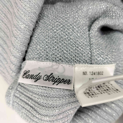 キャンディストリッパー Candy Stripper BIG RIBBON KNIT BUSTIER レディース FREE