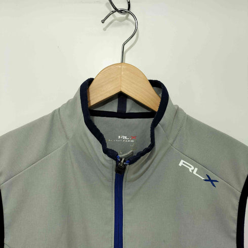 アールエルエックスラルフローレン RLX RALPH LAUREN ロゴプリント ダブルジップ ベスト メンズ import:M