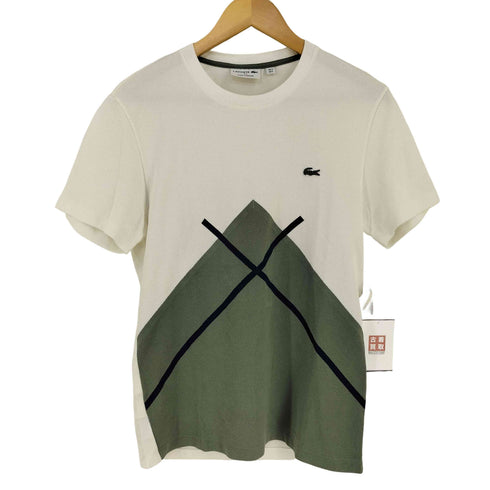 ラコステ LACOSTE ビッグアーガイル クルーネック Tシャツ メンズ FR:3