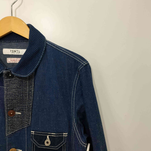 ファンダメンタル FDMTL COVERALL JACKET パッチワーク カバーオール ジャケット メンズ JPN:2