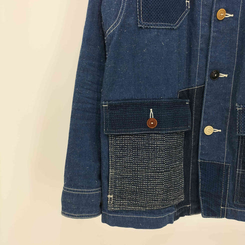 ファンダメンタル FDMTL COVERALL JACKET パッチワーク カバーオール ジャケット メンズ JPN:2