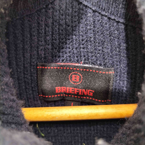ブリーフィング BRIEFING GOLF ウィンドブロック ニット ブルゾン ジャケット メンズ import:L