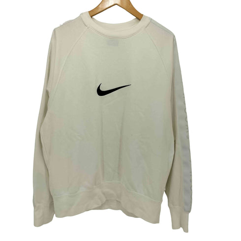 ナイキ NIKE センタースウッシュ刺繍 ラグランスリーブ クルーネック スウェット メンズ import:XL