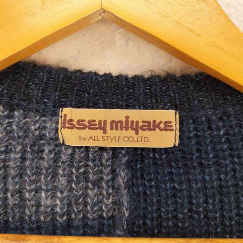 イッセイミヤケ ISSEY MIYAKE 70s オールスタイル(株) 初期タグ アクリル混 イカニット メンズ