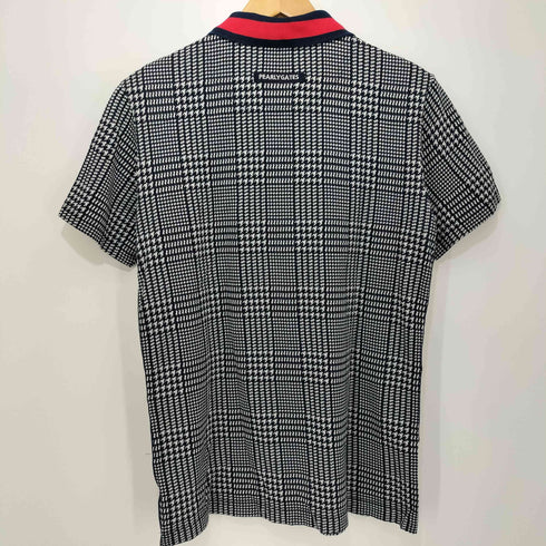 パーリーゲイツ PEARLY GATES 千鳥格子 ロゴワッペン S/S ポロシャツ メンズ 4