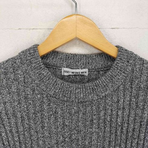 イッセイミヤケメン ISSEY MIYAKE MEN 90s コットンアクリル S/Sリブニット メンズ JPN:M