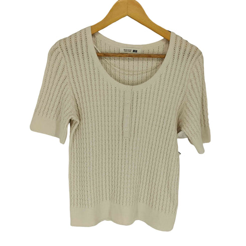ユニクロ UNIQLO ×PRINCESSE TAM TAM 25SS ポインテールニットヘンリーネックセーター レディース JPN:L