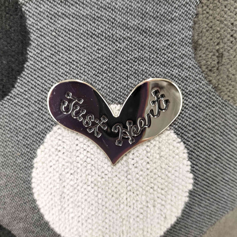 シンクビー Think Bee Just Heart プレート ドット ショルダーバッグ レディース