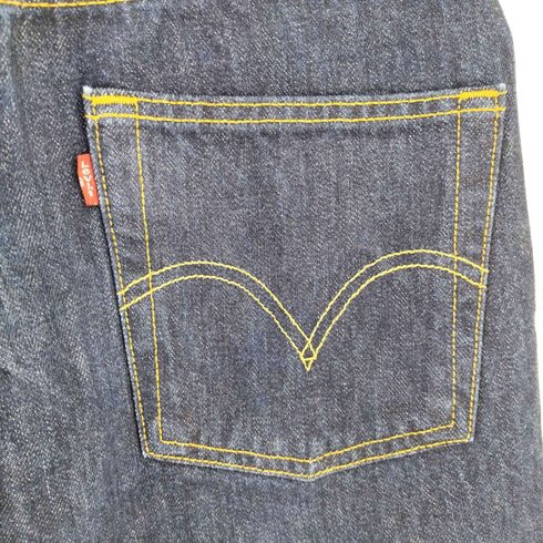 リーバイス Levis 00S 501 ストレート ボタンフライ デニムパンツ 濃紺 メンズ 32×30