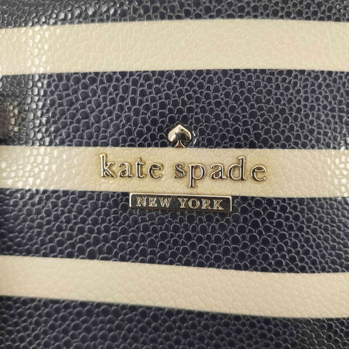 ケイトスペード Kate spade ボーダー柄2WAYレザーバッグ レディース