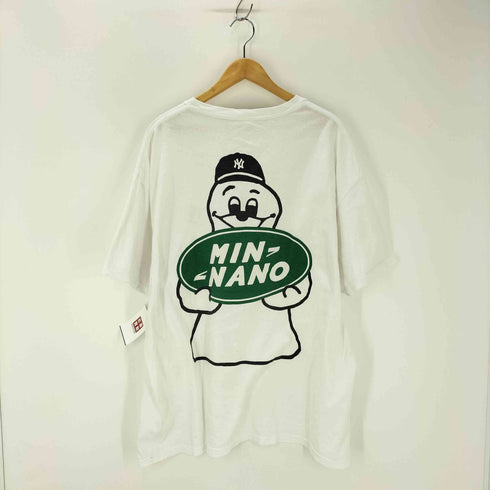 アメリカンアパレル AMERICAN APPAREL MIN-NANO プリントクルーネックTシャツ メンズ 2XL