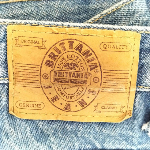 ブリタニア BRITTANIA 90s ジッパーフライデニムパンツ メンズ