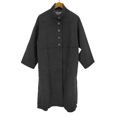 LOUIS FERAUD カシミヤ100% スタンドカラーコート レディース 9