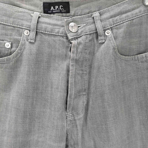 アーペーセー A.P.C. 90-00S マカオ製 ボタンフライ デニムパンツ メンズ US:30-31