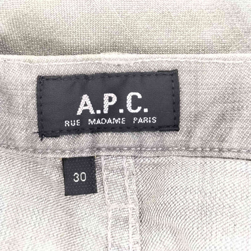 アーペーセー A.P.C. 90-00S マカオ製 ボタンフライ デニムパンツ メンズ US:30-31