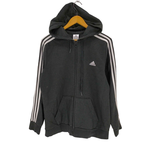 アディダス adidas エッセンシャルズ フリース 3ストライプス フルジップパーカー レディース XL
