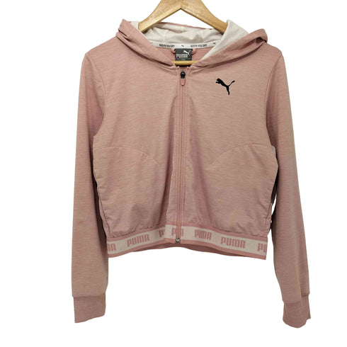 プーマ PUMA KEEPS YOU DRY 短丈フルジップ レディース M