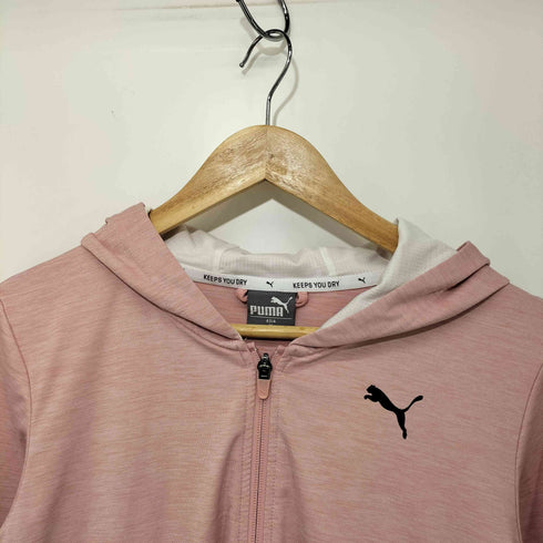 プーマ PUMA KEEPS YOU DRY 短丈フルジップ レディース M