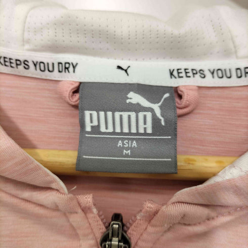 プーマ PUMA KEEPS YOU DRY 短丈フルジップ レディース M