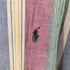ラルフローレン RALPH LAUREN USA製 BLAIRE マルチカラーストライプ ボタンダウンシャツ メンズ import:L