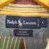 ラルフローレン RALPH LAUREN USA製 BLAIRE マルチカラーストライプ ボタンダウンシャツ メンズ import:L