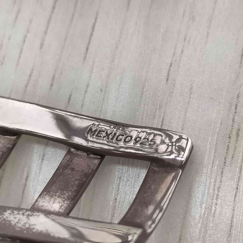 Mexico925 メキシカン 格子バングル レディース