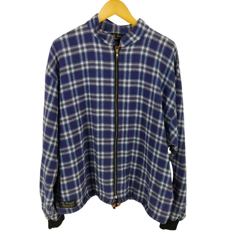 THE VERMONT FLANNEL CO. 90S USA製 ネルチェックフルジップジャケット メンズ import:M