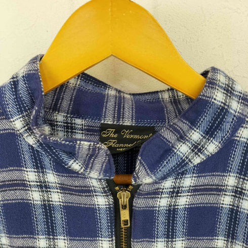 THE VERMONT FLANNEL CO. 90S USA製 ネルチェックフルジップジャケット メンズ import:M